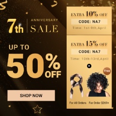 Nadula Hair 7th Anniversary Sale