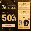 Nadula Hair Celebrates 7th Anniversary with Biggest Discounts 2024