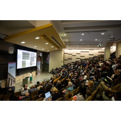 Caption:MIT Institute Professor Paula Hammond, a world-renowned chemical engineer who has spent most of her academic career at MIT, delivered the 2023-24 James R. Killian Jr. Faculty Achievement Award lecture.
Credits:Photo: Jake Belcher